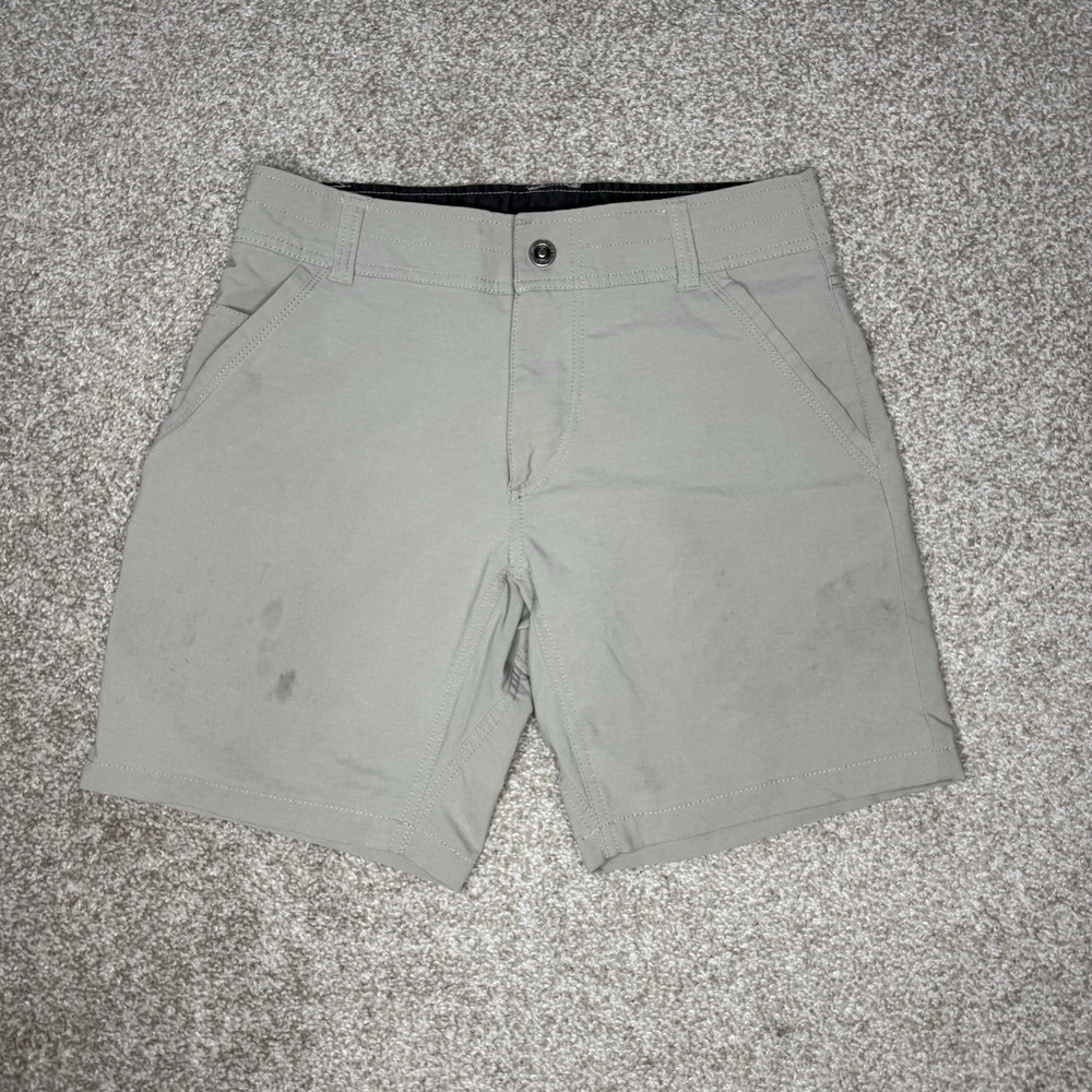 Kuhl Khaki Hiking Shorts Men's Size 30 Outdoors Camping Fishing Light Weight